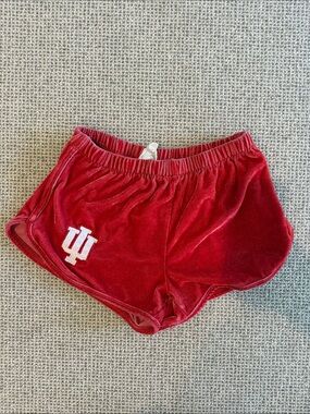 Velour IU small shorts - size S
